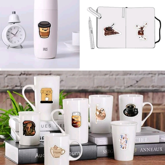 🍉5 for $25* Laptop Coffee Stickers - Picture 3 of 5